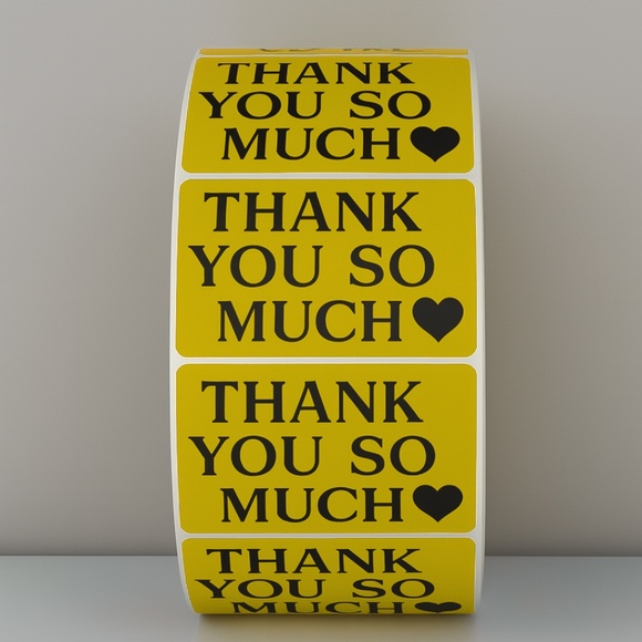 Thank You So Much Stickers – Heart Labels for Small Business Packaging Orders - Picture 9 of 11